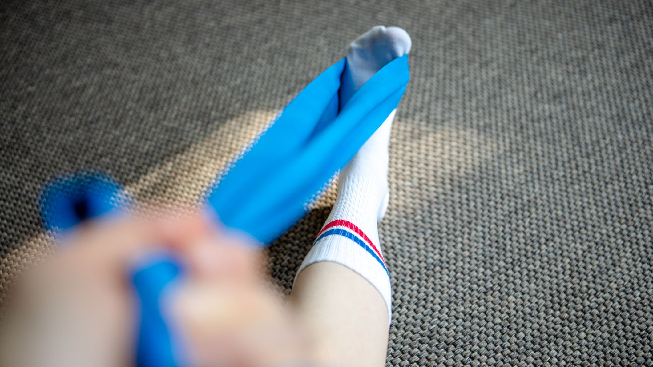 15-minute resistance-band ankle routine preview
